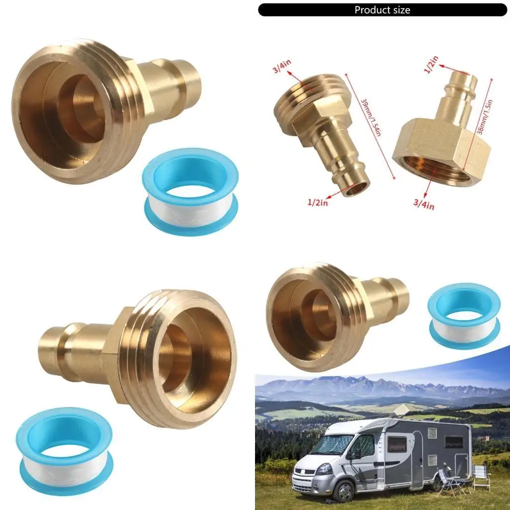 02DE Quick Connection Hose Fittings 3/4inch Threaded Brass Connector Metal Hose Adapter Metal Quick Connector for Garden Use
02DE Quick Connection Hose Fittings 3/4inch Threaded Brass Connector Metal Hose Adapter Metal Quick Connector for Garden Use