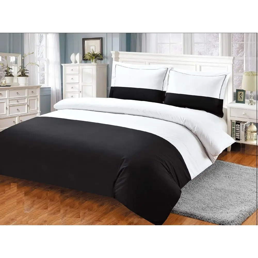 Luxury 300 Thread Count Cotton Sateen Duvet Set, Black, Twin Size, 8-Piece Bedding Ensemble
Luxury 300 Thread Count Cotton Sateen Duvet Set, Black, Twin Size, 8-Piece Bedding Ensemble