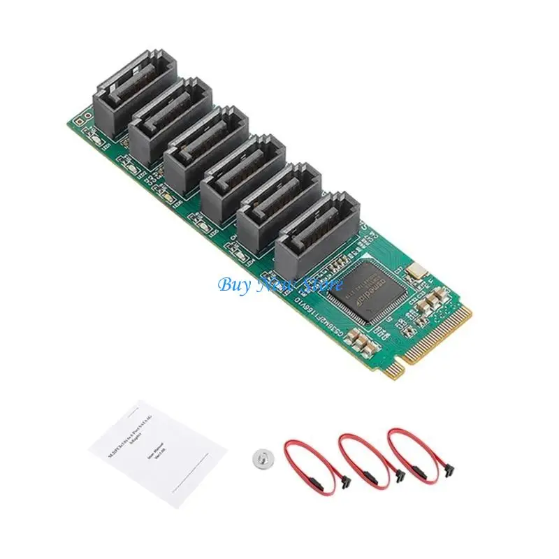 20ce 6-порт M.2 NVME Расширение карта M.2 nvme к Card Card SATA3.0 Адаптер Мультипликатор адаптер 6 Гбит / с.
20ce 6-порт M.2 NVME Расширение карта M.2 nvme к Card Card SATA3.0 Адаптер Мультипликатор адаптер 6 Гбит / с.