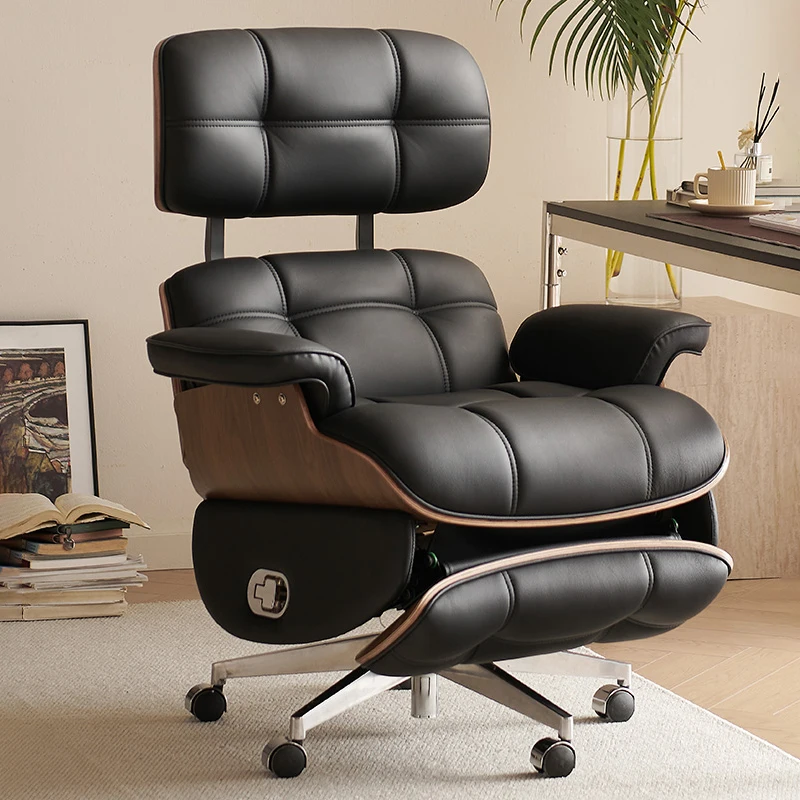 Luxury Electric Genuine Cowhide Office Chair Modern Boss CEO Executive Electric Recliner Large Chair
Luxury Electric Genuine Cowhide Office Chair Modern Boss CEO Executive Electric Recliner Large Chair