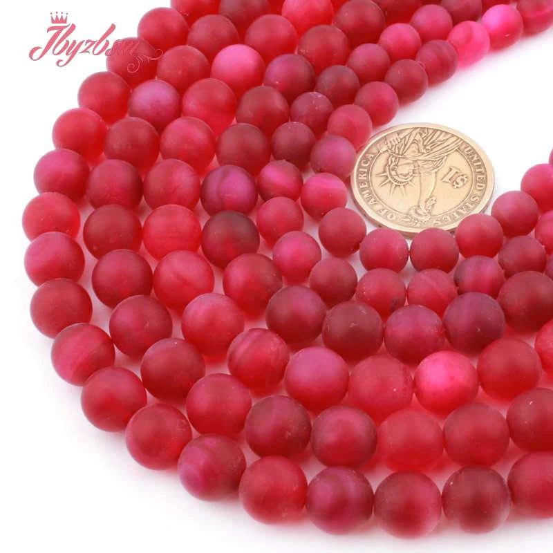 Natural Agates Beads Round Stone Stripe Plum Frost Matte Loose Diy Spacer Strand 15 Inch For Necklace Jewelry Making 6/8/10mm
Natural Agates Beads Round Stone Stripe Plum Frost Matte Loose Diy Spacer Strand 15 Inch For Necklace Jewelry Making 6/8/10mm