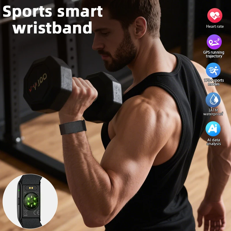 GPS Trajectory Sport Band 2026 AI Health Bracelet Fitness Tracker Heart Rate Blood Pressure HRV Monitor Call Reminder SmartWatch
GPS Trajectory Sport Band 2026 AI Health Bracelet Fitness Tracker Heart Rate Blood Pressure HRV Monitor Call Reminder SmartWatch