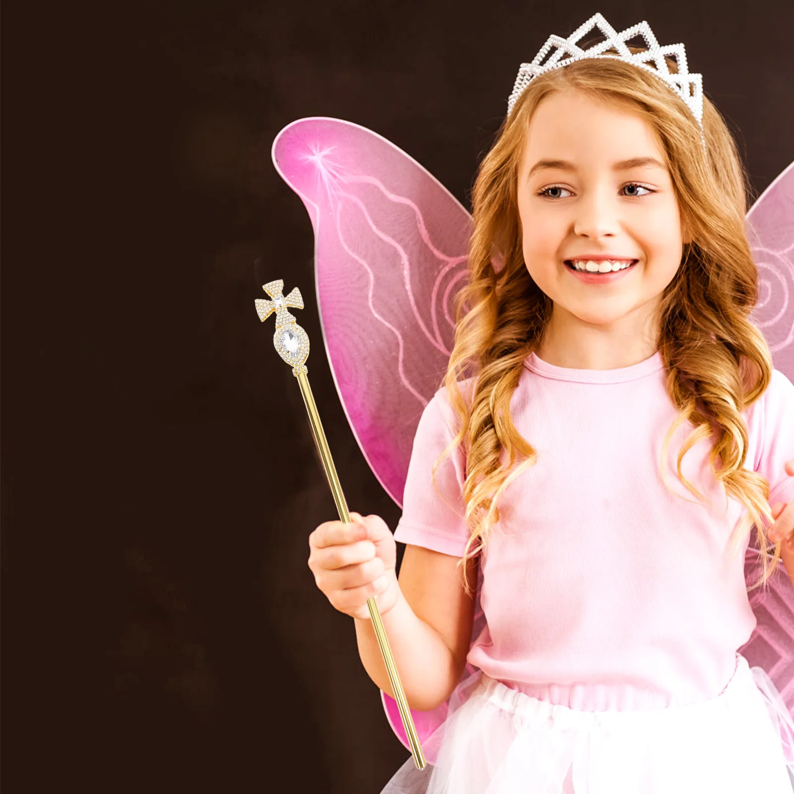 Rhinestone Scepter Prop For Halloween Cosplay Party Decor Wand Costume Accessory Walking Cane Ornament
Rhinestone Scepter Prop For Halloween Cosplay Party Decor Wand Costume Accessory Walking Cane Ornament