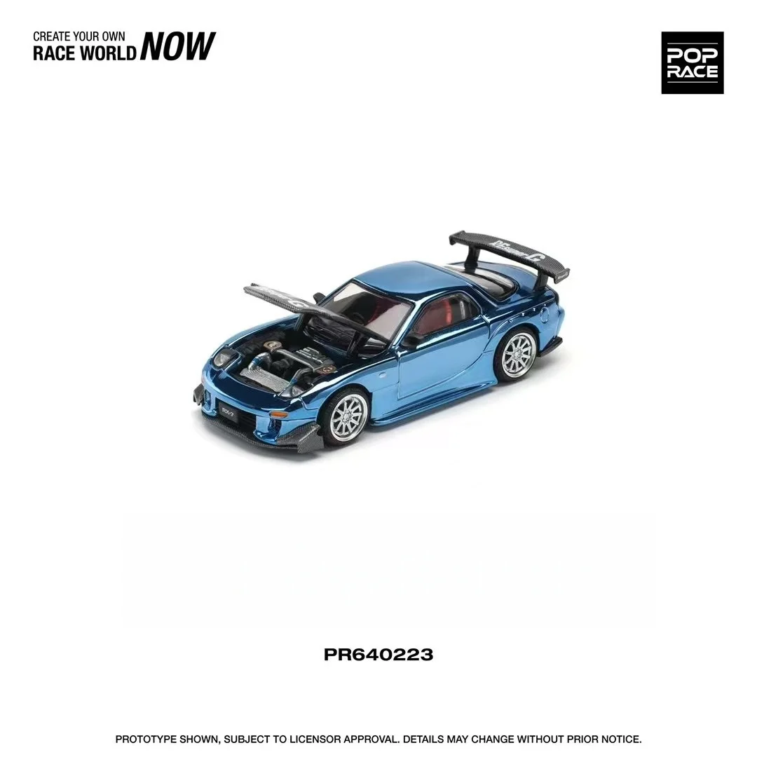 POPRACE 1:64 RX7 RE-AMEMIYA wide-body alloy model
POPRACE 1:64 RX7 RE-AMEMIYA wide-body alloy model