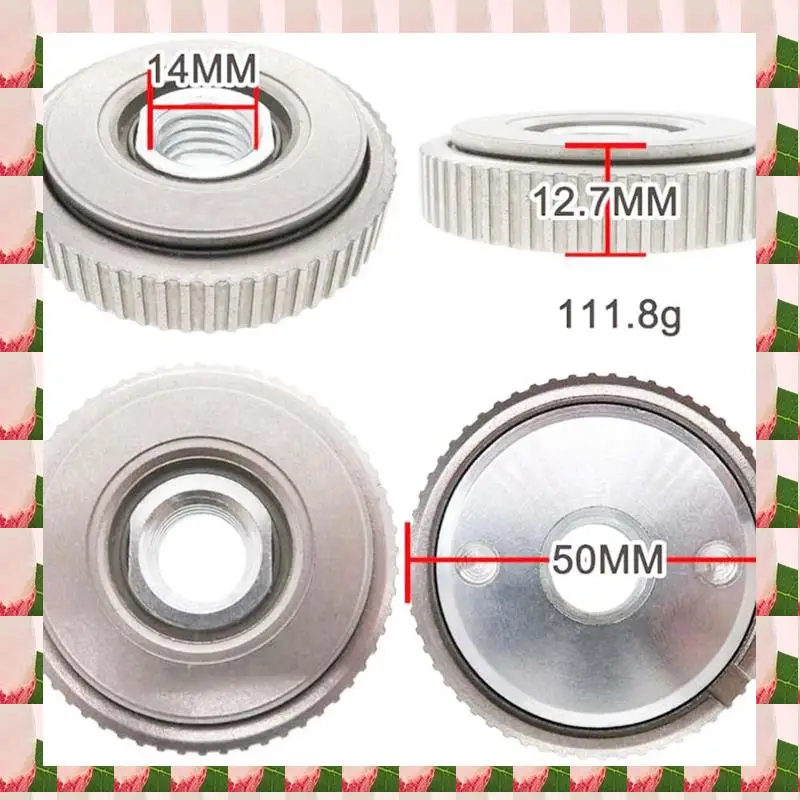 1 Piece M14 Quick Release Angle Grinder Clamping Flange Nut Silver Fit For Angle Grinder And Cutting Machine
1 Piece M14 Quick Release Angle Grinder Clamping Flange Nut Silver Fit For Angle Grinder And Cutting Machine