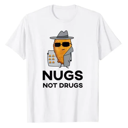 Funny Chicken Nuggets - Nugs Not Drugs T-Shirt Food Lover Graphic Tee Tops Life Style Hobbies Women Men Clothing Cute Outfits
Funny Chicken Nuggets - Nugs Not Drugs T-Shirt Food Lover Graphic Tee Tops Life Style Hobbies Women Men Clothing Cute Outfits