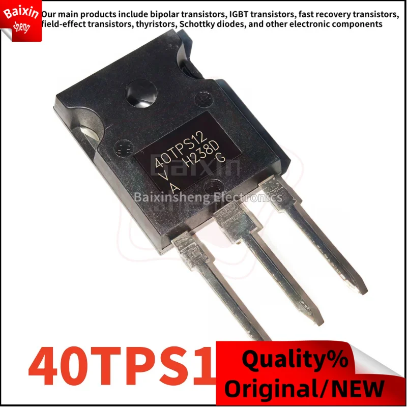 10PCS Brand new quality 40TPS12 40TPS12A TO-247 40A 1200V Unidirectional thyristor inverter
10PCS Brand new quality 40TPS12 40TPS12A TO-247 40A 1200V Unidirectional thyristor inverter