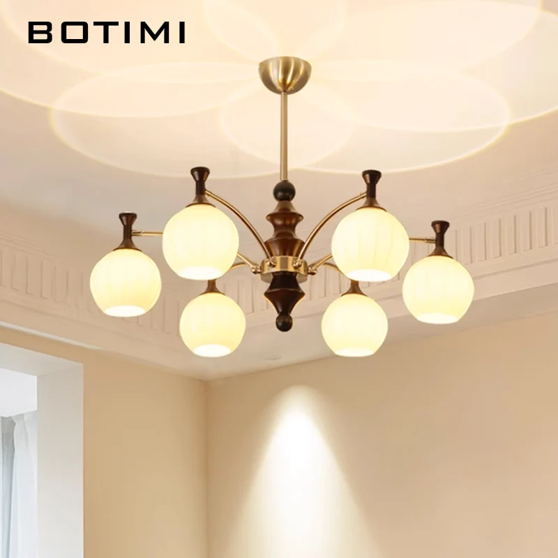 BOTIMI Romantic Shining Up Down Chandelier With Remote Control For Living Room Wooden Bedroom Lights 6 8 Glass LED Nordic Lustre
BOTIMI Romantic Shining Up Down Chandelier With Remote Control For Living Room Wooden Bedroom Lights 6 8 Glass LED Nordic Lustre