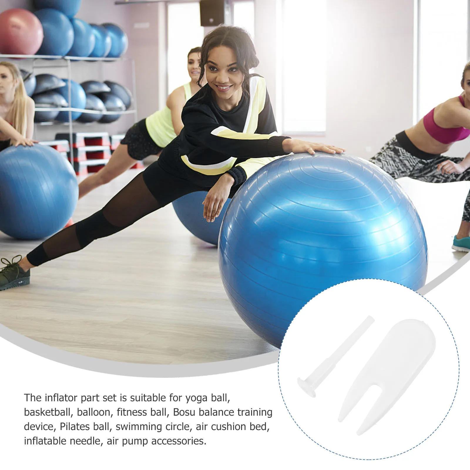 6 set Exercise Ball Plug Replacement Kit Durable Pp Plastic Air Stopper For Yoga Fitness Balloon Inflatable Accessories
6 set Exercise Ball Plug Replacement Kit Durable Pp Plastic Air Stopper For Yoga Fitness Balloon Inflatable Accessories