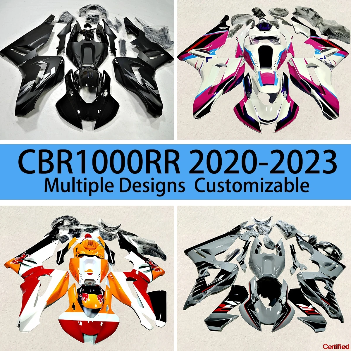 Motorbike Fairing Kit CBR 1000RR 2020 2021 2022 2023 Motorcycle ABS Fairings Injection Bodywork Set for HONDA CBR1000RR
Motorbike Fairing Kit CBR 1000RR 2020 2021 2022 2023 Motorcycle ABS Fairings Injection Bodywork Set for HONDA CBR1000RR