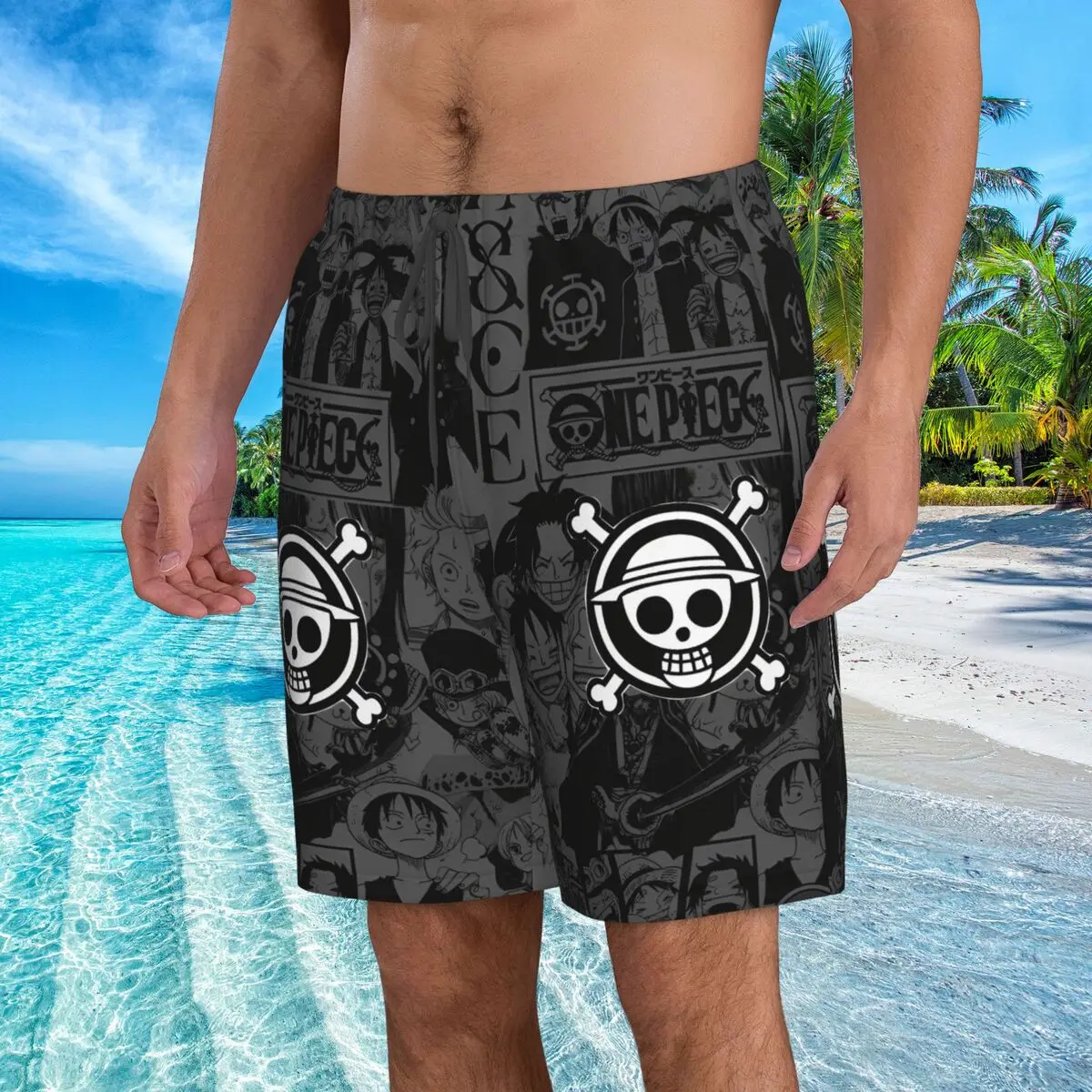 Casual Shorts One Piece Anime Summer Mens Beach Board Shorts Male Beach Shorts
Casual Shorts One Piece Anime Summer Mens Beach Board Shorts Male Beach Shorts