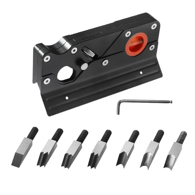 EYFL-For Quick Edge Trimming Handheld Chamfer Plane Wood Planer With Auxiliary Locator And 7 Blades
EYFL-For Quick Edge Trimming Handheld Chamfer Plane Wood Planer With Auxiliary Locator And 7 Blades