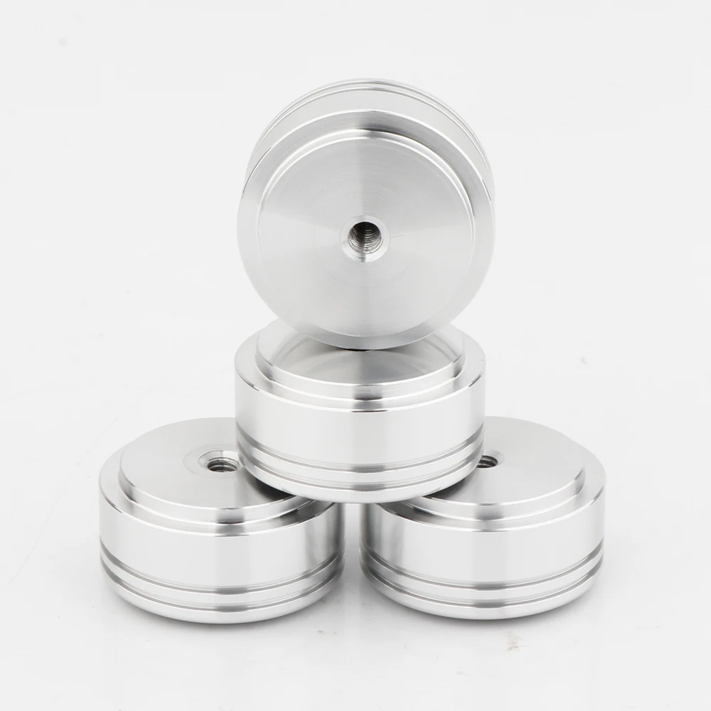 4pcs Aluminum Amplifier Feet Speaker stand Foot Pad Shockproof for Audio Computer Rubber Ring 29x17mm
4pcs Aluminum Amplifier Feet Speaker stand Foot Pad Shockproof for Audio Computer Rubber Ring 29x17mm