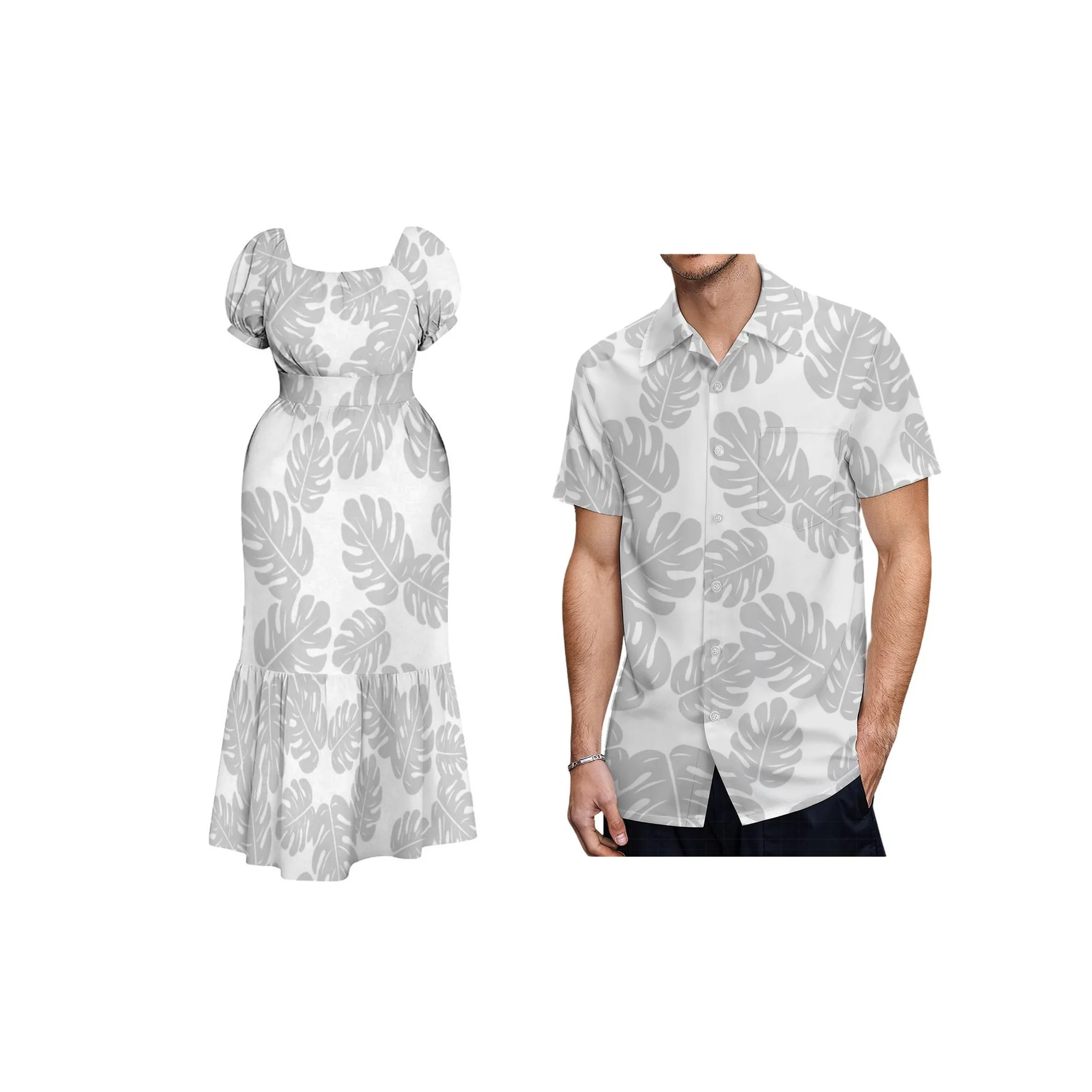 Custom High Quality Ladies Summer Beach Dress Print White Sunday Island Pattern Square Neck Lace-up Dress Puff Short Sleeve Dres
Custom High Quality Ladies Summer Beach Dress Print White Sunday Island Pattern Square Neck Lace-up Dress Puff Short Sleeve Dres