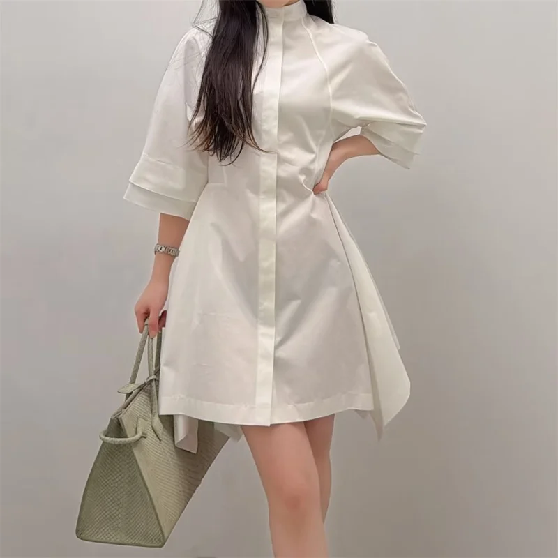 Women's dress New summer 2026 pure cotton mini dress Single breasted slim fit short dress women's casual dresses y2k white dress
Women's dress New summer 2026 pure cotton mini dress Single breasted slim fit short dress women's casual dresses y2k white dress