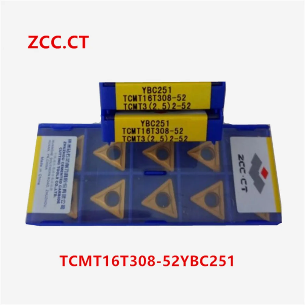 ZCC.CT 10P TCMT090204/090208/110204/110208/16T304/16T308-HM/52 YBC251 Indexable turning tool Insert CNC Carbide Insert For steel
ZCC.CT 10P TCMT090204/090208/110204/110208/16T304/16T308-HM/52 YBC251 Indexable turning tool Insert CNC Carbide Insert For steel