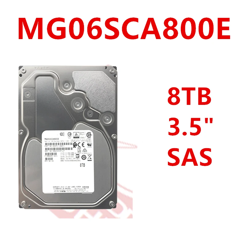 New Original HDD For Toshiba 8TB SAS 3.5" 256MB 7200RPM For Internal HDD For Enterprise Class HDD For MG06SCA800E
New Original HDD For Toshiba 8TB SAS 3.5" 256MB 7200RPM For Internal HDD For Enterprise Class HDD For MG06SCA800E