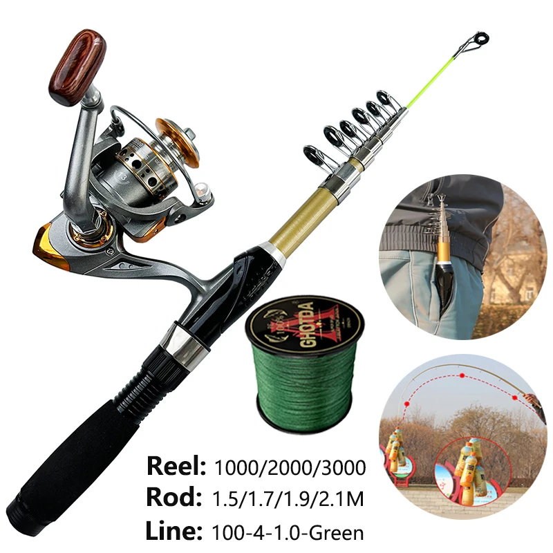 Mini Portable EVA Handle Lure Fishing Rod and 5.2:1 Gear Ratio High Speed Reel 1000-3000 Series Travel Fishing Kit with Gift
Mini Portable EVA Handle Lure Fishing Rod and 5.2:1 Gear Ratio High Speed Reel 1000-3000 Series Travel Fishing Kit with Gift