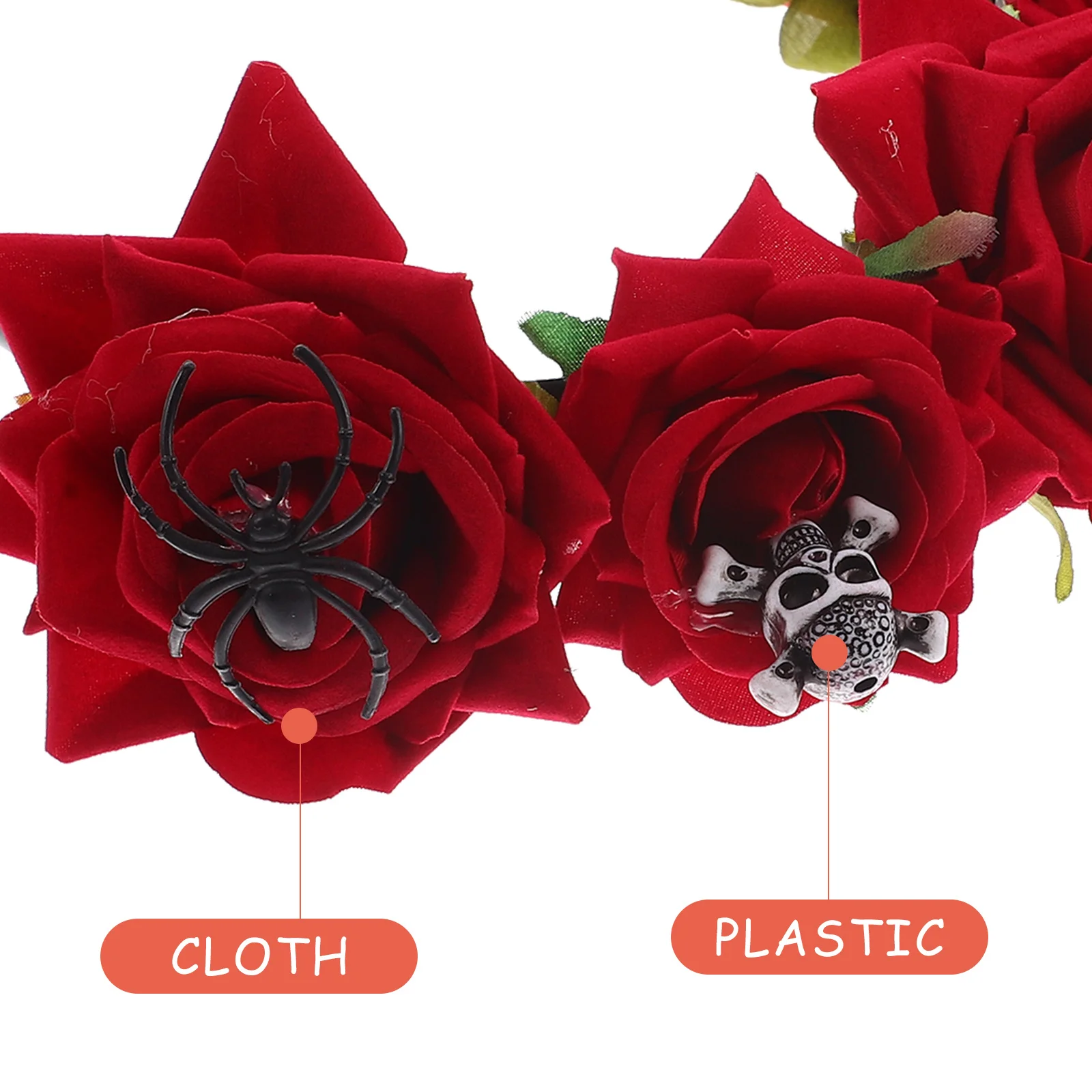 Skull Headband Halloween Hair Hoops With Rose Design Cosplay Supplies Costume Accessories Party Decor Photo Prop
Skull Headband Halloween Hair Hoops With Rose Design Cosplay Supplies Costume Accessories Party Decor Photo Prop