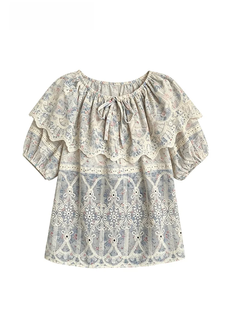 CaraCLUB plus Size Bubble Sleeve Shirt Women Summer Loose Design Sense Top Korean Style Polyester Fiber Short Sleeve Floral P...
CaraCLUB plus Size Bubble Sleeve Shirt Women Summer Loose Design Sense Top Korean Style Polyester Fiber Short Sleeve Floral P...