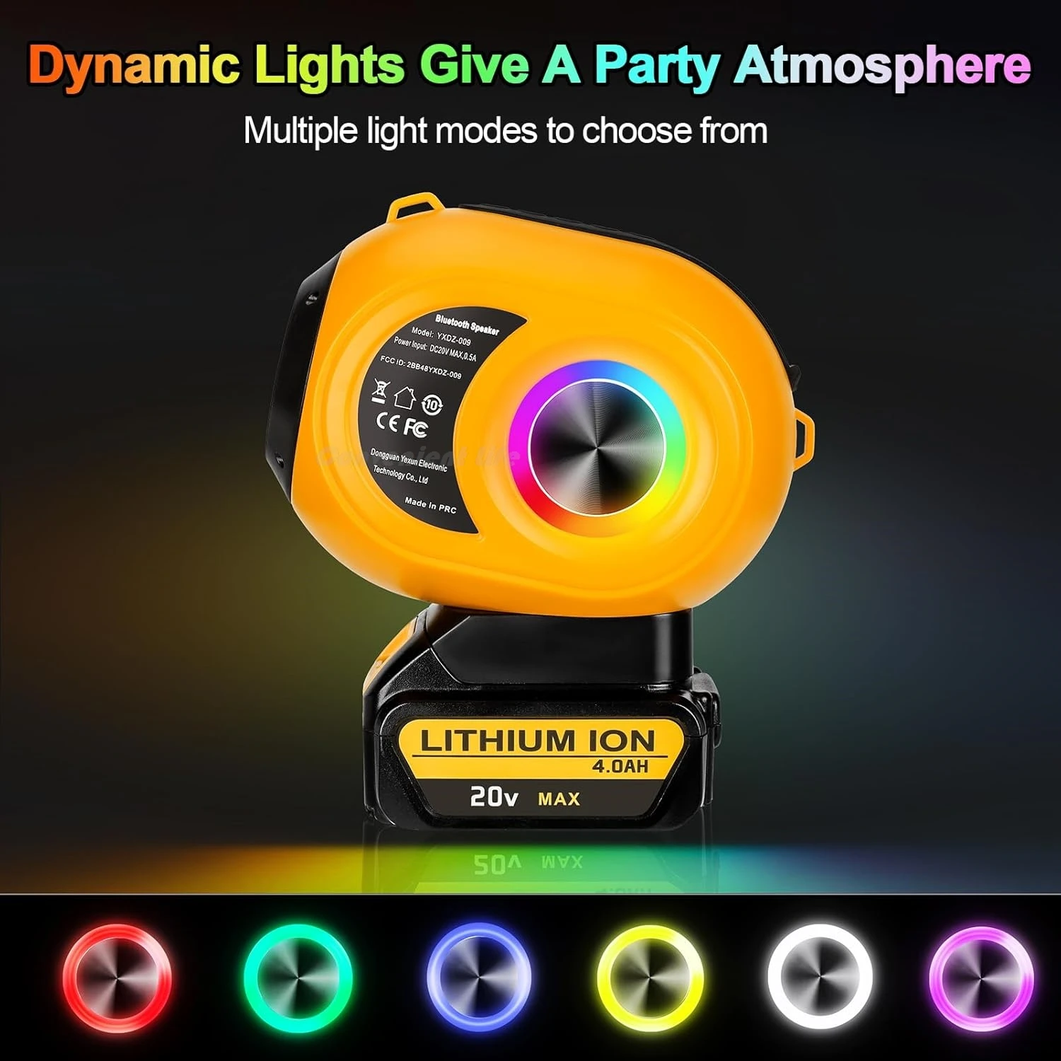 Wireless Bluetooth Speaker Compatible with DeWalt 20V Max Battery TWS Paring BT5.3 AUX TF USB Inputv Bluetooth Speaker Wireless
Wireless Bluetooth Speaker Compatible with DeWalt 20V Max Battery TWS Paring BT5.3 AUX TF USB Inputv Bluetooth Speaker Wireless