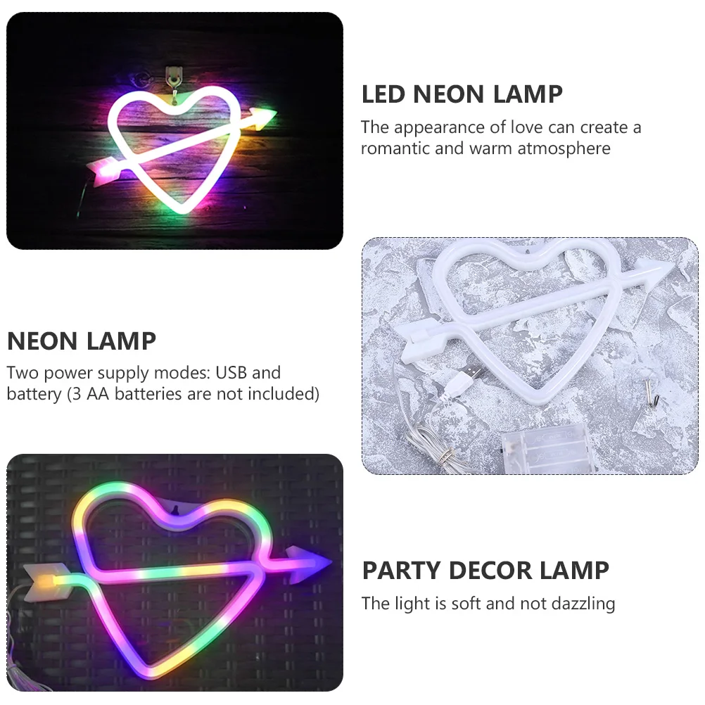 Love Neon Colorful LED Plastic Desktop Decor USB Powered Warm Atmosphere Romantic Shaped Party Decorative Lamp Sign
Love Neon Colorful LED Plastic Desktop Decor USB Powered Warm Atmosphere Romantic Shaped Party Decorative Lamp Sign