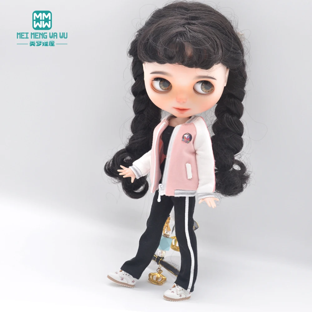 Fits 28cm Blyth Azone OB22 OB24 Doll Clothes Fashion Sports Coat White, pink, black
Fits 28cm Blyth Azone OB22 OB24 Doll Clothes Fashion Sports Coat White, pink, black