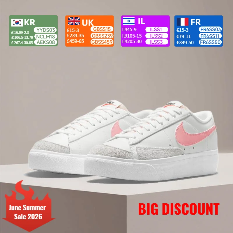 Nike Blazer Unisex Retro Casual Sneakers Classic Vintage Comfort Cushioning DJ0292-103
Nike Blazer Unisex Retro Casual Sneakers Classic Vintage Comfort Cushioning DJ0292-103