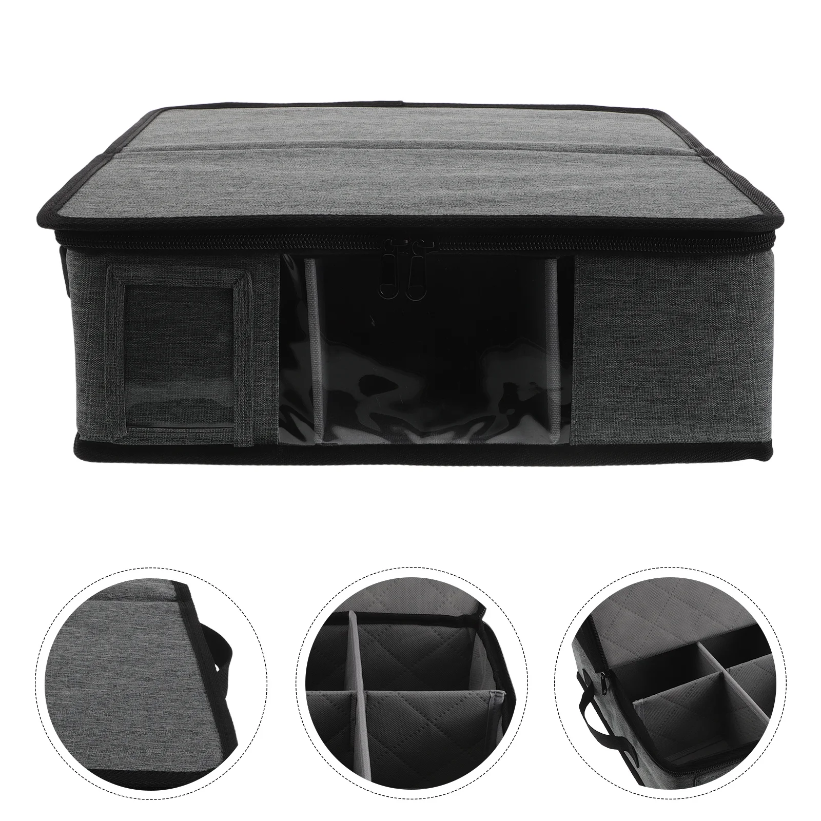 Coffee Mug Storage Box Dividers Cup Organizer Lid Handles Zipper Moving Glassware Protection Tea Cups Containers
Coffee Mug Storage Box Dividers Cup Organizer Lid Handles Zipper Moving Glassware Protection Tea Cups Containers