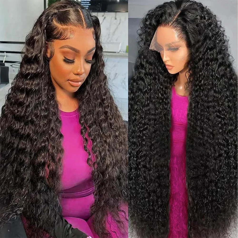 HD Transparent Deep Wave Lace Front Wig for Women 30-36 Inch 13x4 Pre-Plucked 200 Density Human Hair with Body Hair
HD Transparent Deep Wave Lace Front Wig for Women 30-36 Inch 13x4 Pre-Plucked 200 Density Human Hair with Body Hair