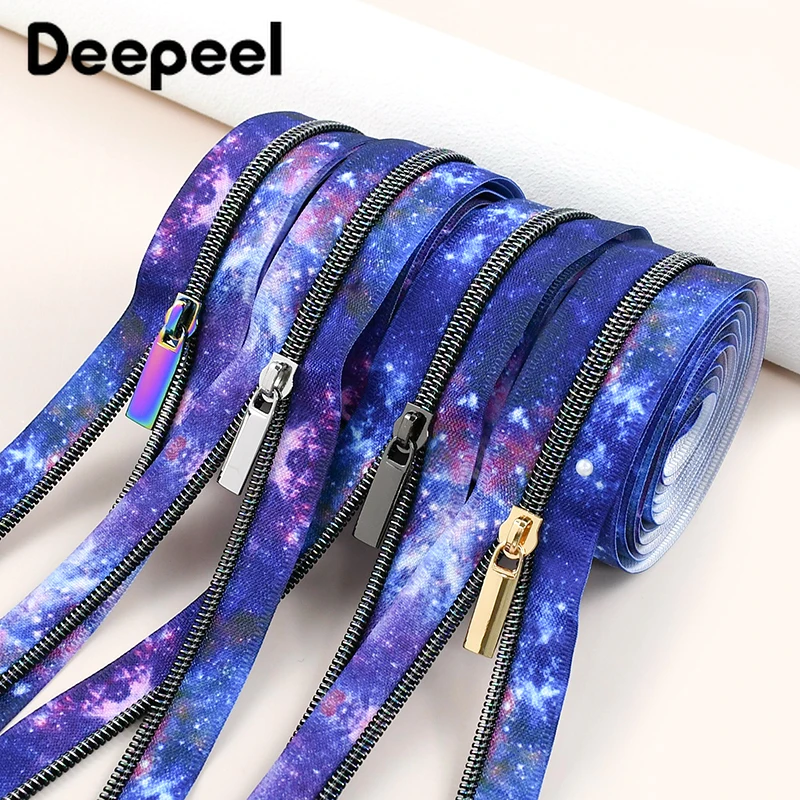 2M 5# Galaxy Nylon Zipper By Meters with Slider Bag Clothes Decor Coil Zip Garment Closure Zippers Repair Kit Sewing Accessories
2M 5# Galaxy Nylon Zipper By Meters with Slider Bag Clothes Decor Coil Zip Garment Closure Zippers Repair Kit Sewing Accessories