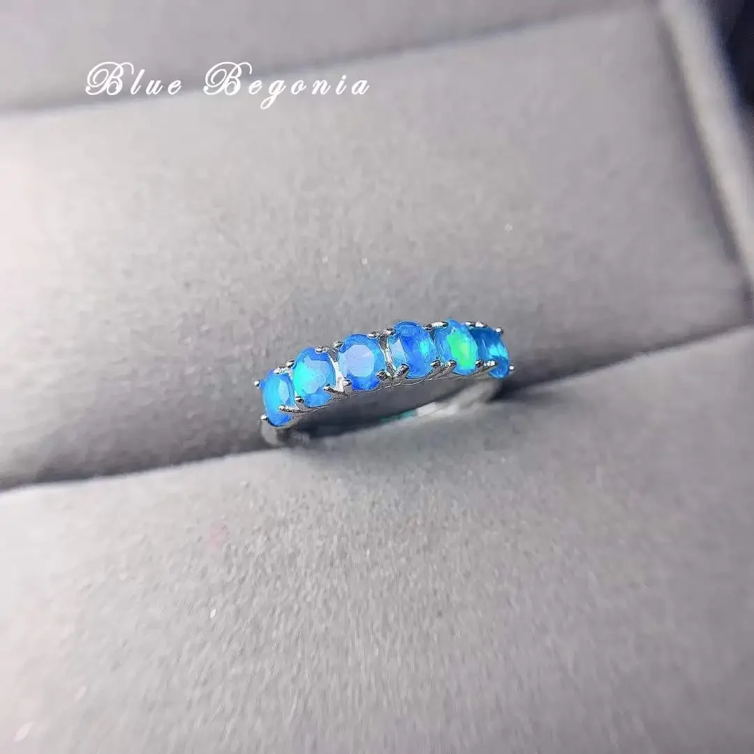 Natural Blue Opal Ring for Women Anniversary Gift 3*4mm Genuine Gemstone Rings Jewelry 925 Sterling Silver
Natural Blue Opal Ring for Women Anniversary Gift 3*4mm Genuine Gemstone Rings Jewelry 925 Sterling Silver
