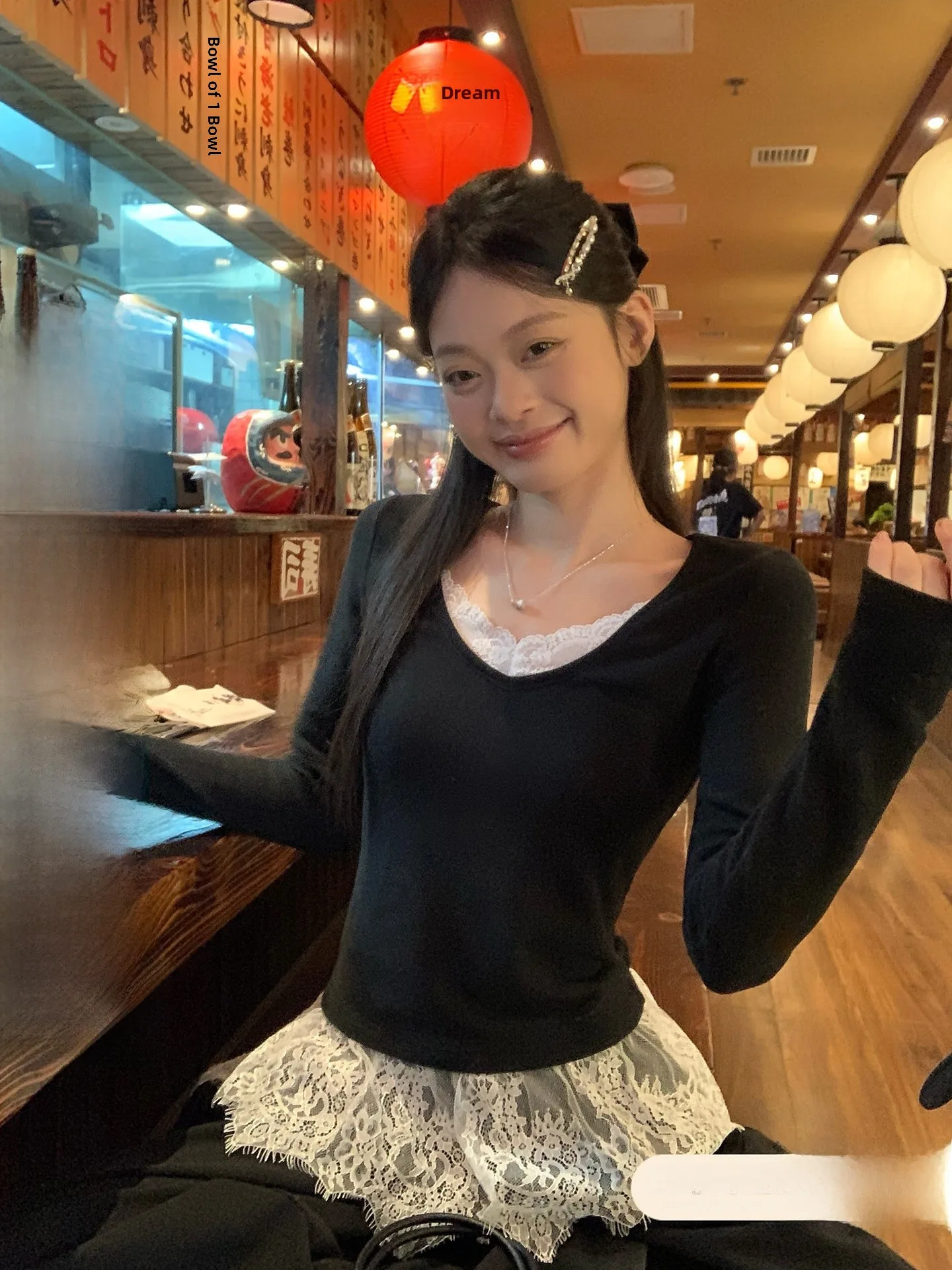 Женская зимняя футболка Slim Fit Long Sve с кружевной отделкой Base irt, верхняя одежда, модный топ для поездок на работу, корейская версия V-Ne
Женская зимняя футболка Slim Fit Long Sve с кружевной отделкой Base irt, верхняя одежда, модный топ для поездок на работу, корейская версия V-Ne