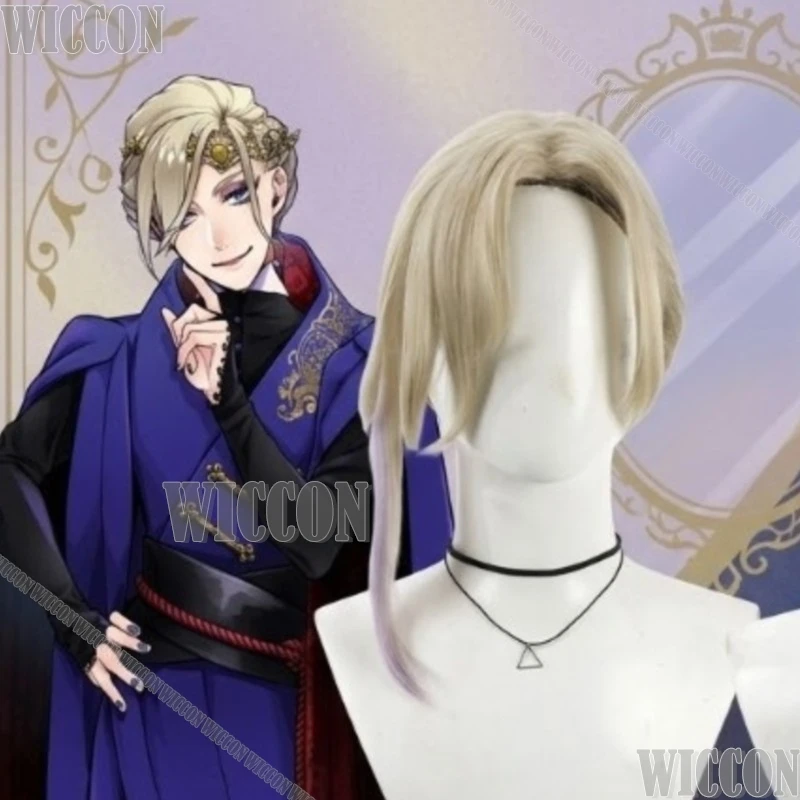 Game Twist Wonderland Cosplay Vil Schoenheit Light Gold Updo Wig Purple Highlighting Synthetic Hair Halloween Comic Con Festival
Game Twist Wonderland Cosplay Vil Schoenheit Light Gold Updo Wig Purple Highlighting Synthetic Hair Halloween Comic Con Festival