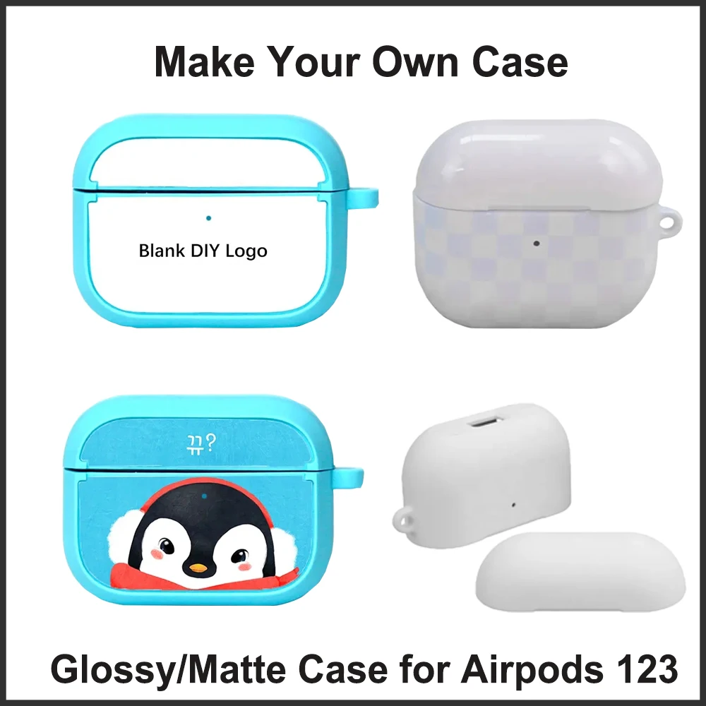 Sublimation Molds Blank Earbuds Case for Airpods 3 2 1 DIY Printing Coated Wireless Bluetooth Earphone Customized Photo Covers
Sublimation Molds Blank Earbuds Case for Airpods 3 2 1 DIY Printing Coated Wireless Bluetooth Earphone Customized Photo Covers