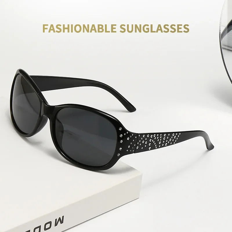 Fashion Women Sunglasses Diamond Polarized Lens Lady Glasses Stylist Retro Large Face Slim Girl Trendy Sunshades UV400 Eyewear
Fashion Women Sunglasses Diamond Polarized Lens Lady Glasses Stylist Retro Large Face Slim Girl Trendy Sunshades UV400 Eyewear