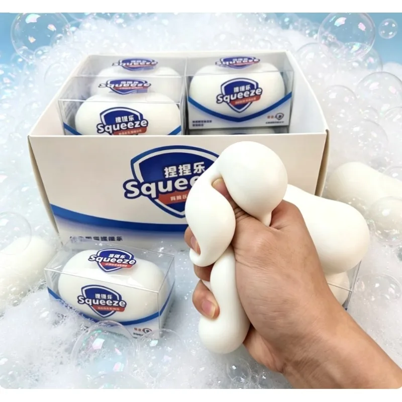 Soap Ball Squishy Soap Stress Ball Fidget Toy Rebound Crunchy Squeeze Ball Round Blocks Filled ASMR Anti Stress Toys for Adults
Soap Ball Squishy Soap Stress Ball Fidget Toy Rebound Crunchy Squeeze Ball Round Blocks Filled ASMR Anti Stress Toys for Adults