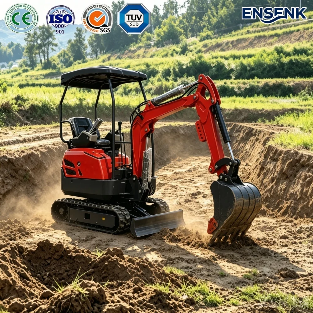 1.5T/1.2Ton Mini Excavator ExcavadoraConstruction Machine For Small FarmAttachments & Thumb ClampSuitable Family
1.5T/1.2Ton Mini Excavator ExcavadoraConstruction Machine For Small FarmAttachments & Thumb ClampSuitable Family