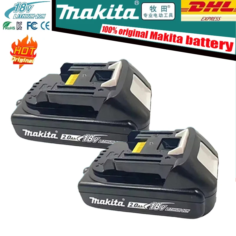 Original Makita 18V 2.0Ah Battery ,Suitable for all 18V electric tools in Makita, BL1850B BL1850 BL1840 BL1860 BL1890 BL1830
Original Makita 18V 2.0Ah Battery ,Suitable for all 18V electric tools in Makita, BL1850B BL1850 BL1840 BL1860 BL1890 BL1830