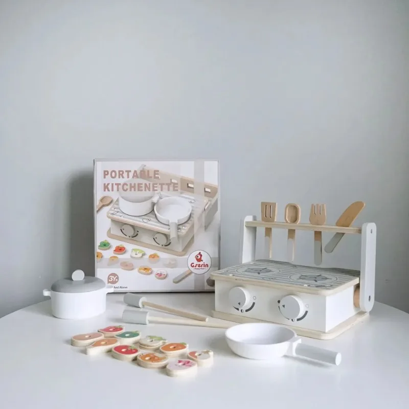 26cm High Quality Wooden Kitchen Toy Set pot pan slice spoon fork BBQ grill Skewers Puzzle Interactive Toys baby birthday gift
26cm High Quality Wooden Kitchen Toy Set pot pan slice spoon fork BBQ grill Skewers Puzzle Interactive Toys baby birthday gift