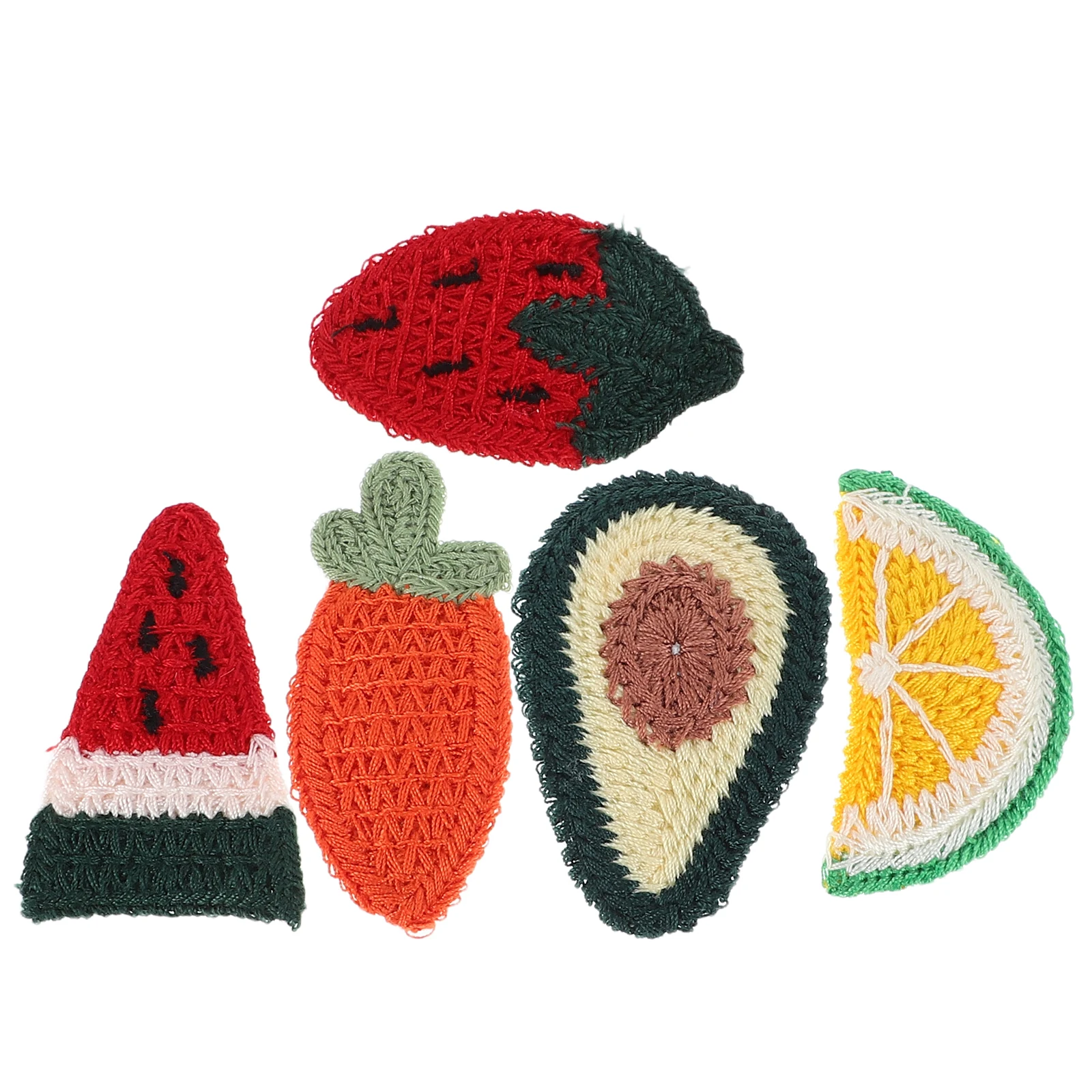 5 pcs Knitted Fruit Hair Clips Strawberry Accessories Crochet Girls Durable Soft Yarn Kids Hairpins Versatile Use School Daily
5 pcs Knitted Fruit Hair Clips Strawberry Accessories Crochet Girls Durable Soft Yarn Kids Hairpins Versatile Use School Daily