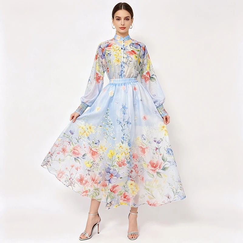 Spring 2026 Fairy Tale Print Lantern Sleeve Shirt And High Waist Skirt Two Piece Set Women's Fashion Outfit Winter Colle...
Spring 2026 Fairy Tale Print Lantern Sleeve Shirt And High Waist Skirt Two Piece Set Women's Fashion Outfit Winter Colle...