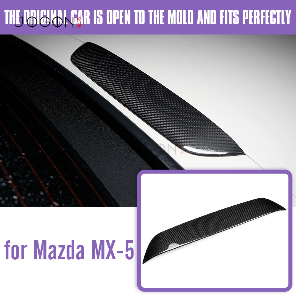For Mazda MX-5 MX5 Miata 2016-2024 Real Dry Carbon Fiber High Mount Third Brake Lamp Trim Cover Exterior Accessories
For Mazda MX-5 MX5 Miata 2016-2024 Real Dry Carbon Fiber High Mount Third Brake Lamp Trim Cover Exterior Accessories