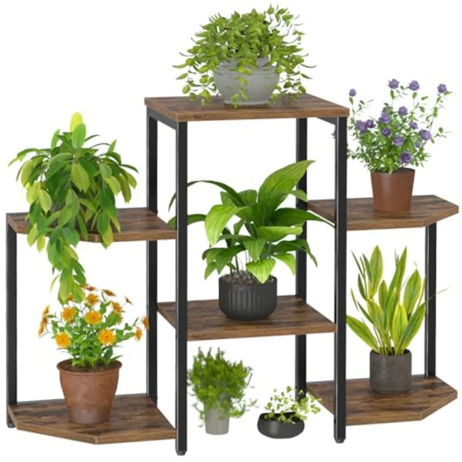 Подставка для растений в помещении, несколько полок для растений, угловая стойка, 6 подставок для растений в горшках, 6 ярусов, большой держатель для цветов, стойка для цветов, витрина для P
Подставка для растений в помещении, несколько полок для растений, угловая стойка, 6 подставок для растений в горшках, 6 ярусов, большой держатель для цветов, стойка для цветов, витрина для P
