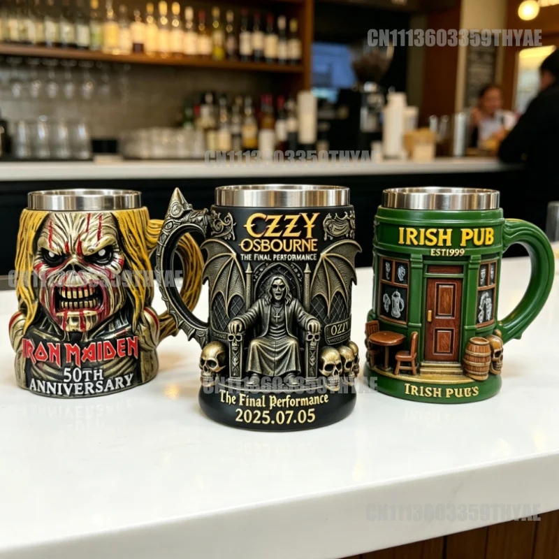 Rare Retro Irish Bar Stainless Steel Coffee Mug Strange Architectural Style Espresso Beer Cup Table Decoration Christmas Gifts
Rare Retro Irish Bar Stainless Steel Coffee Mug Strange Architectural Style Espresso Beer Cup Table Decoration Christmas Gifts