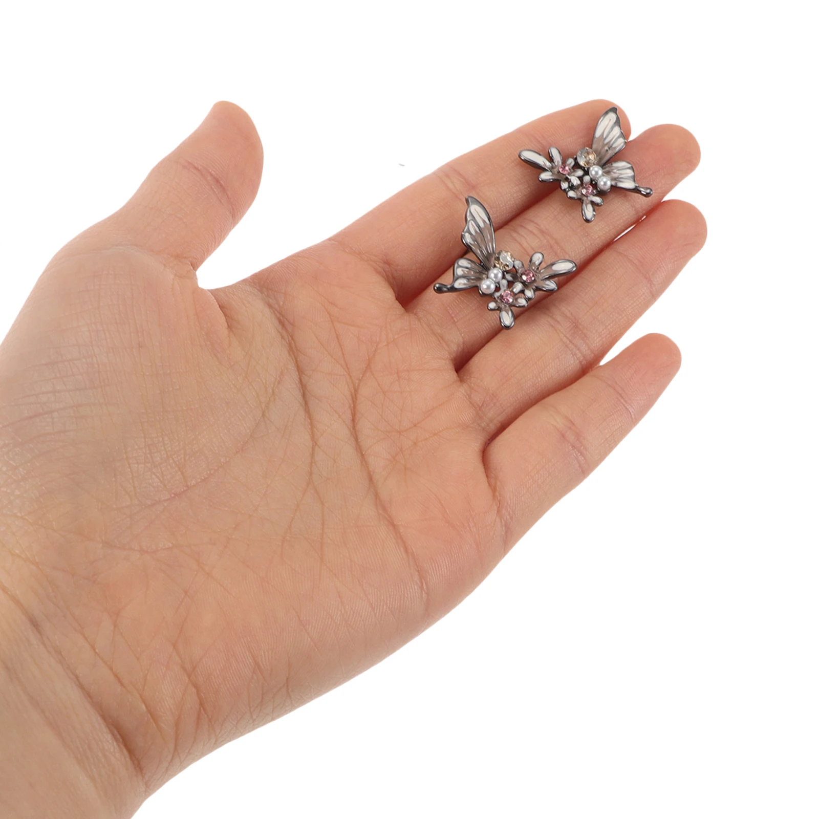 Butterfly Pearl Rhinestone Studs Piercing Waterproof Earrings Elegant Women Accessories Jewelry Set
Butterfly Pearl Rhinestone Studs Piercing Waterproof Earrings Elegant Women Accessories Jewelry Set