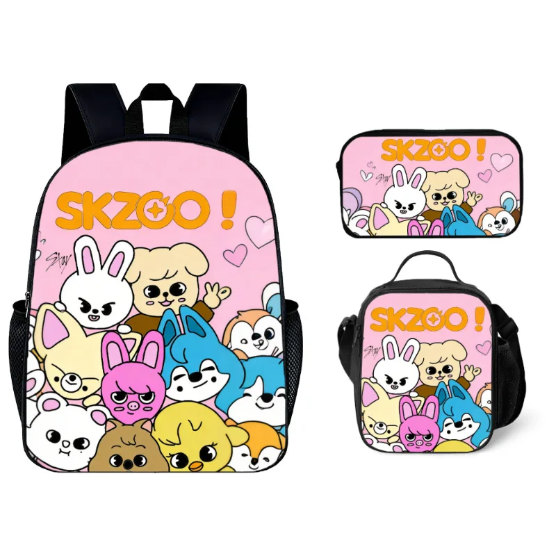 Hot New StrayKids SKZOO Cartoon Backpack 3Pcs Set Backpack Satchel Bag and Pencil Case Suitable Erfect Gifts
Hot New StrayKids SKZOO Cartoon Backpack 3Pcs Set Backpack Satchel Bag and Pencil Case Suitable Erfect Gifts