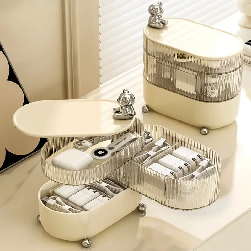 1pcs Jewelry Orgainzer Box Cute Bear Earring Necklace Watch Lipstick Cosmetic Storage Makeup Skincare Holder Desktop
1pcs Jewelry Orgainzer Box Cute Bear Earring Necklace Watch Lipstick Cosmetic Storage Makeup Skincare Holder Desktop