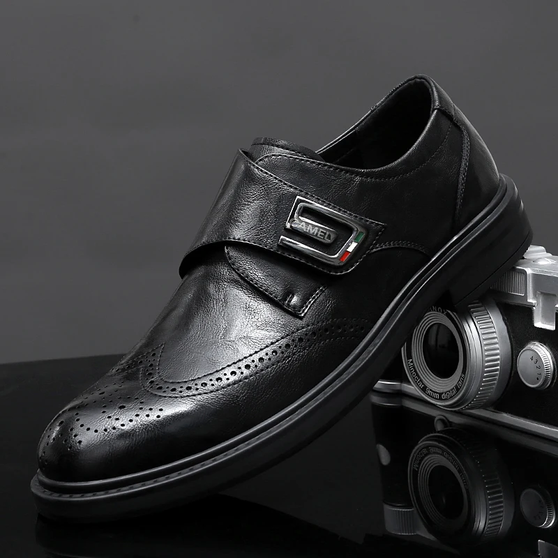 Fashion Brand Mens Business Office Oxfords Slip-On Flats Vintage Buckle Derby Shoes Men Leather Dress Shoes Wedding Party Shoes
Fashion Brand Mens Business Office Oxfords Slip-On Flats Vintage Buckle Derby Shoes Men Leather Dress Shoes Wedding Party Shoes