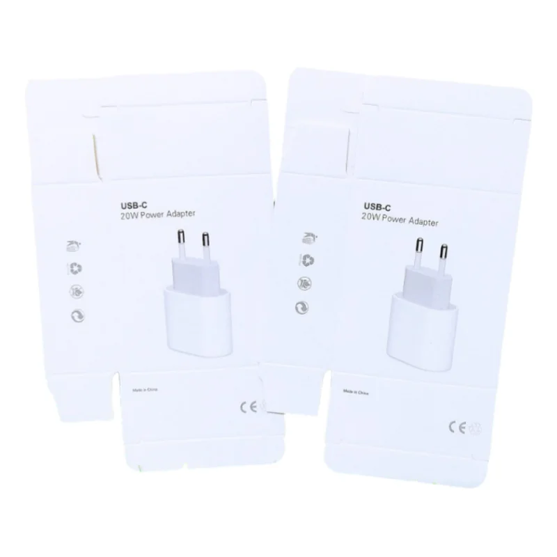 200pcs retail packaging paper box for eu version adapter 
200pcs retail packaging paper box for eu version adapter
